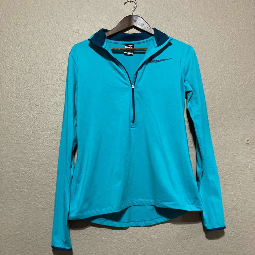 Nike Turquoise Long Sleeve Women's Top